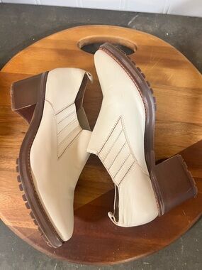 TBA To Be Announced chunky heel low ankle boot